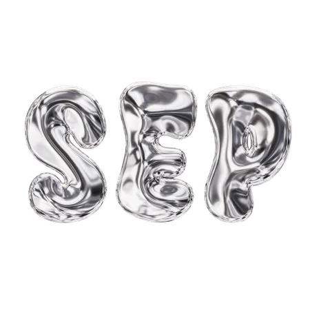 Sep Month  3D Icon