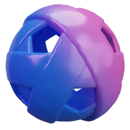 Boule de Sepak Takraw  3D Icon