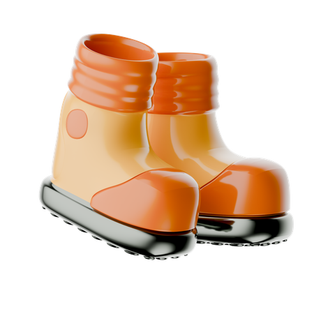 Sepatu Boot  3D Icon