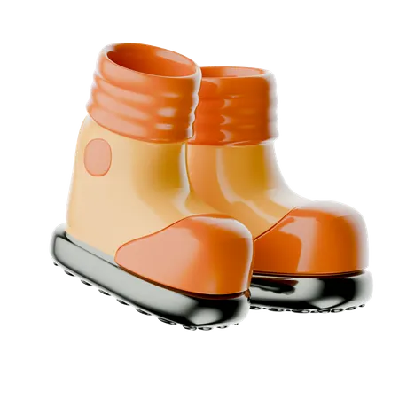 Sepatu Boot  3D Icon