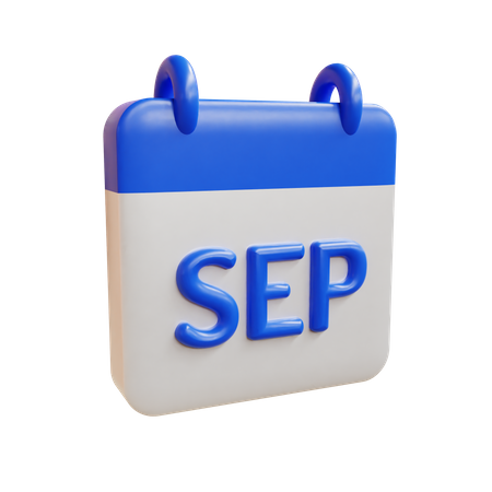 September  3D Icon