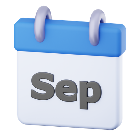 September 3D Icon