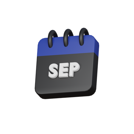 Septiembre  3D Icon