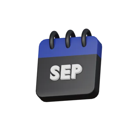 Septiembre  3D Icon