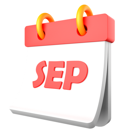 Septiembre  3D Icon