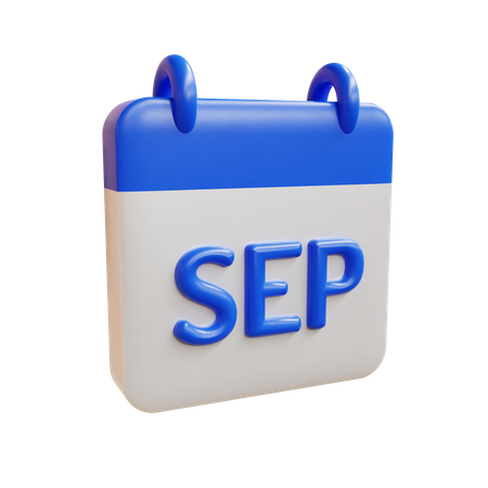 Septiembre  3D Icon