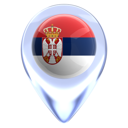 Sérvia  3D Icon