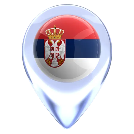 Sérvia  3D Icon