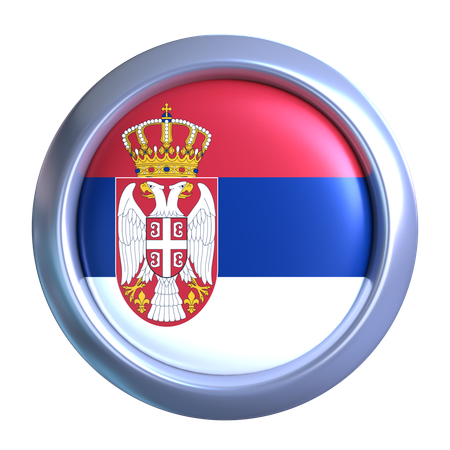 Serbia Emblem  3D Icon