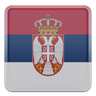 3d serbia flag illustration