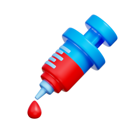 Seringa de sangue  3D Icon