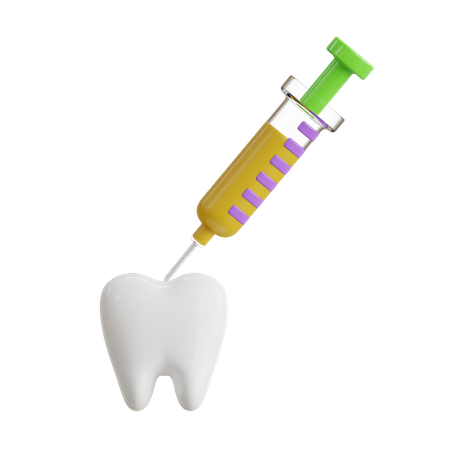 Seringue dentaire  3D Icon