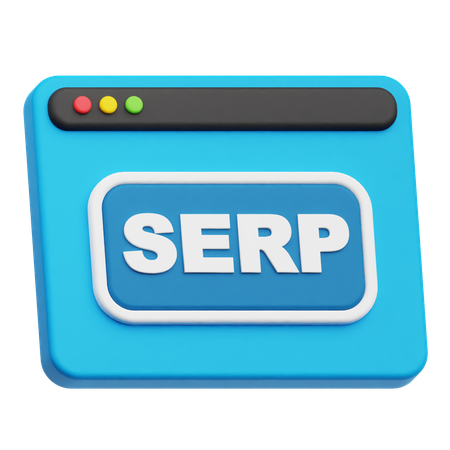 Serp Website  3D Icon