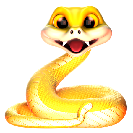 Serpent  3D Icon