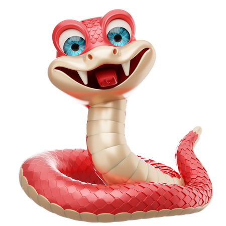 Serpent  3D Icon