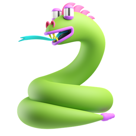 Serpent  3D Icon