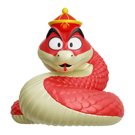 Serpent chinois1  3D Icon