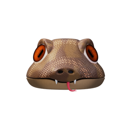 Serpiente  3D Icon