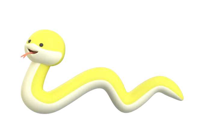 Serpiente  3D Icon