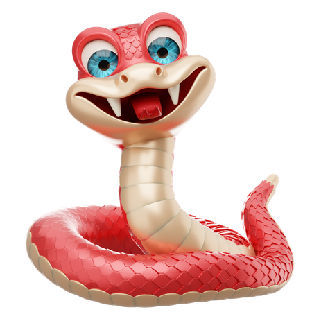 Serpiente  3D Icon