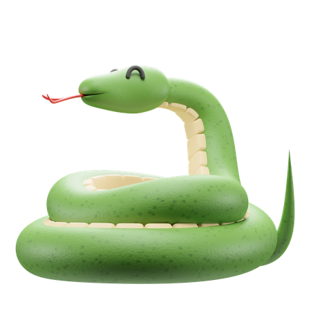 Serpiente  3D Illustration
