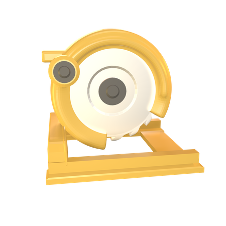 Serra circular  3D Icon