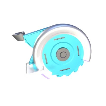 Serra circular  3D Icon