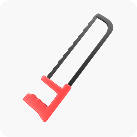 Serra de corte  3D Icon