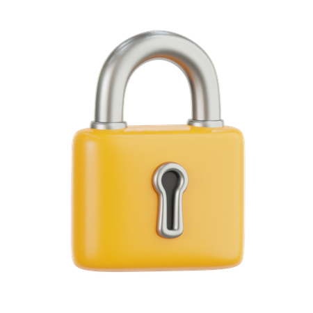 Verrouillage  3D Icon