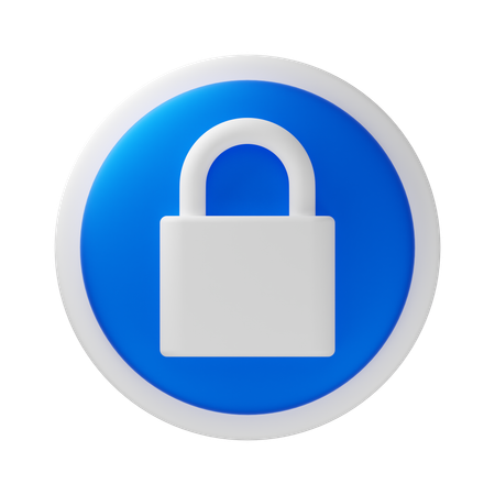 Verrouillage  3D Icon