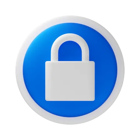 Verrouillage  3D Icon