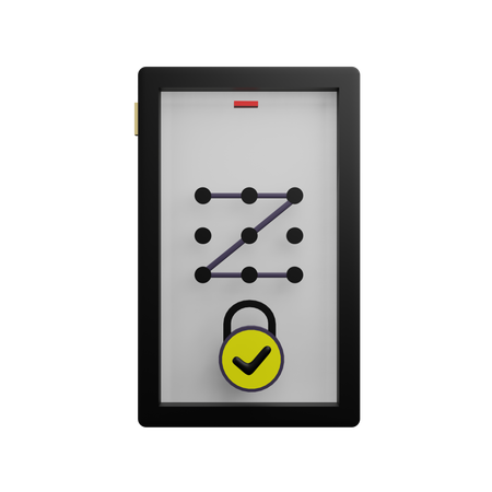 Serrure à motif  3D Icon