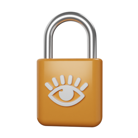 Serrure à œil  3D Icon