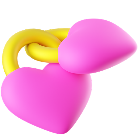 Serrure d'amour  3D Icon