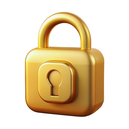 Sécurité des serrures  3D Icon