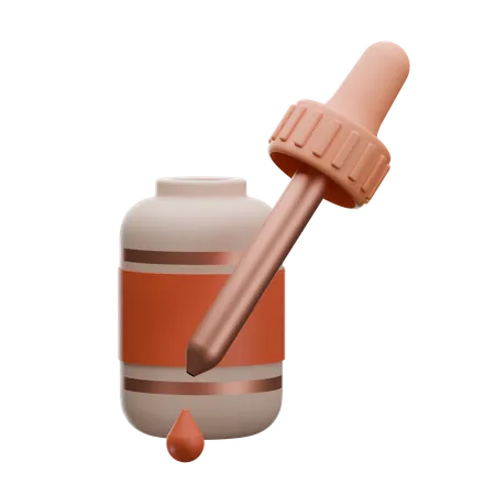 Serum Bottle  3D Icon