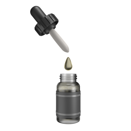 Serum Bottle  3D Illustration