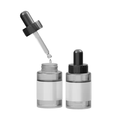 Serum Bottle  3D Illustration