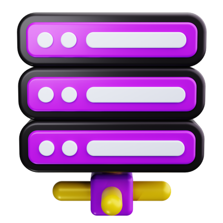 サーバ  3D Icon