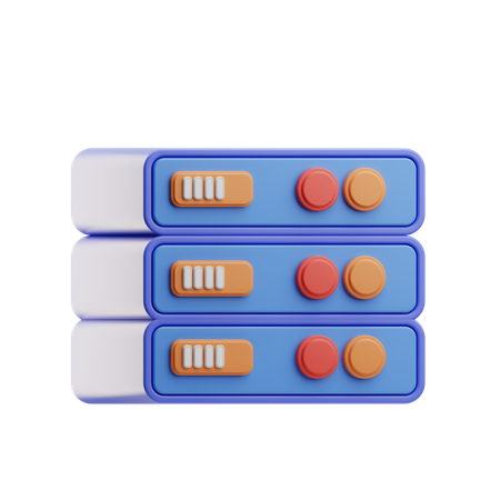 Server  3D Icon
