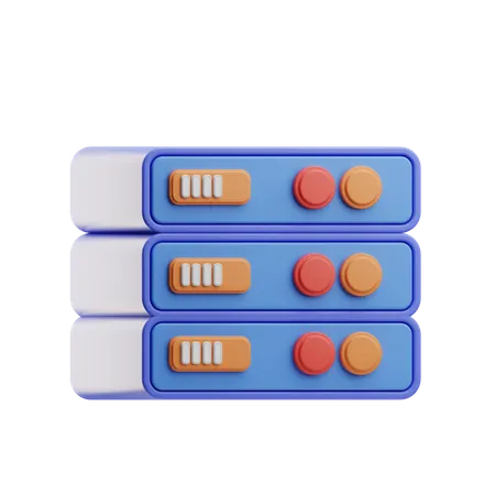 Server  3D Icon