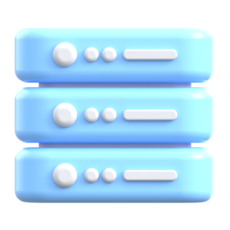 Server  3D Icon