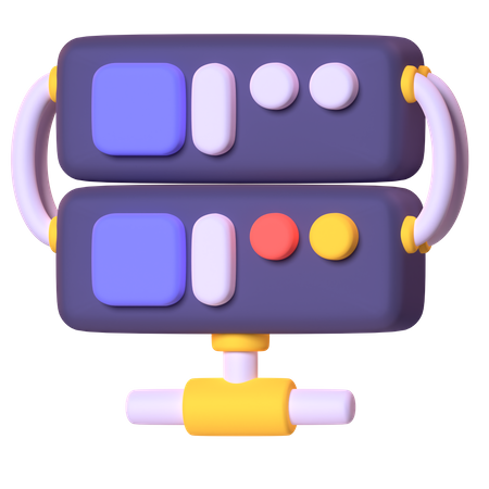 Server  3D Icon