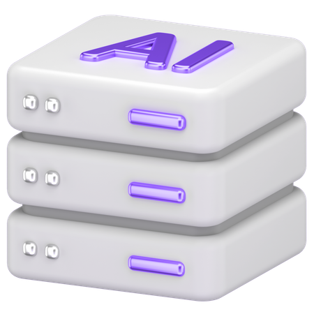Server  3D Icon