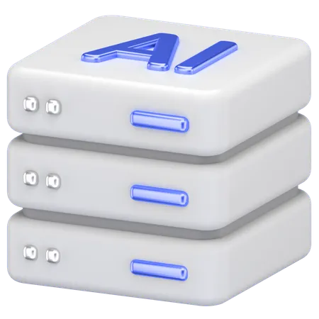 Server  3D Icon