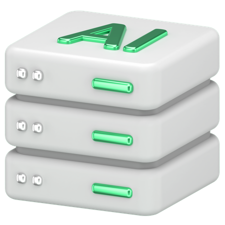 Server  3D Icon