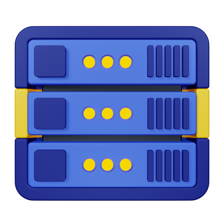 Server  3D Icon
