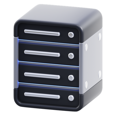 Server  3D Icon