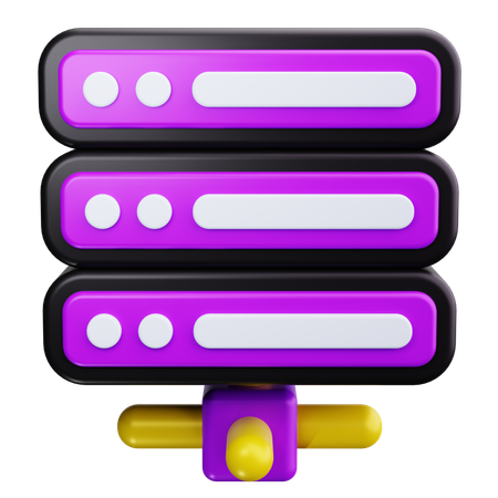 Server  3D Icon