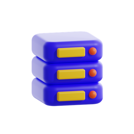 Server  3D Icon